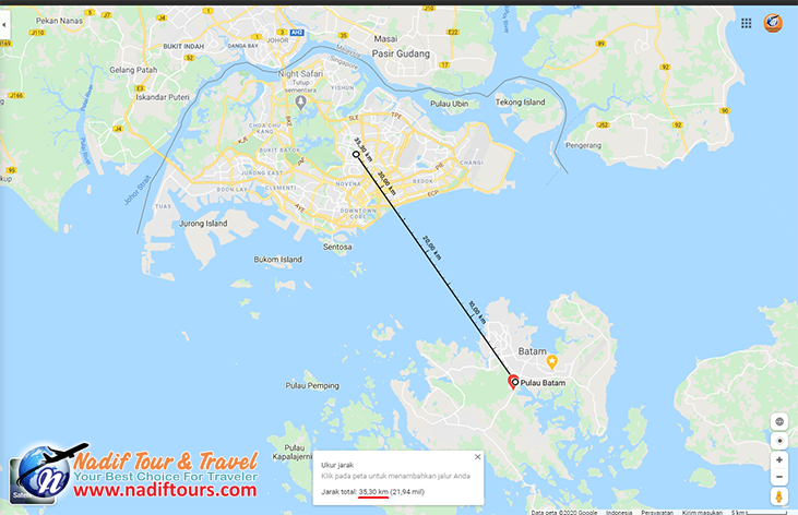Jarak Batam Singapore