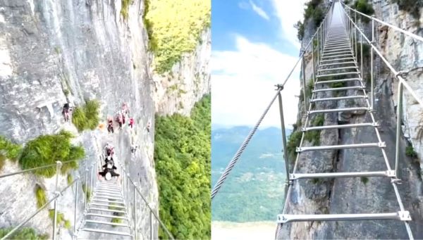 Sensasi Baru di Tiongkok: Wisata Petualangan di Ketinggian 5.000 Kaki