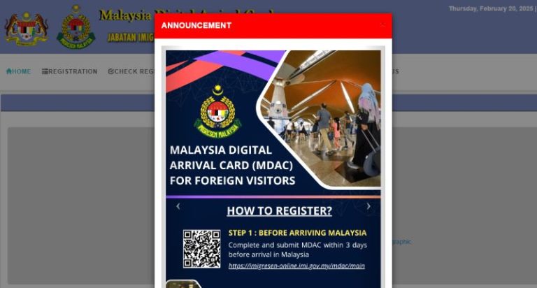 MDAC Jadi Syarat Baru Masuk Malaysia, Begini Cara Mengisinya