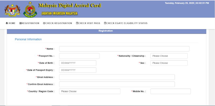 MDAC Jadi Syarat Baru Masuk Malaysia, Begini Cara Mengisinya