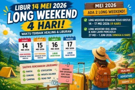 Tanggal 14 Mei 2026 Libur Apa? Ini Daftar Long Weekend Mei 2026 yang Sayang Dilewatkan