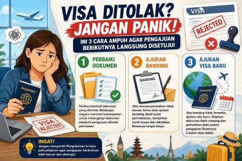Visa Ditolak Kedutaan? Begini Cara Mengatasinya Tanpa Harus Batal Liburan