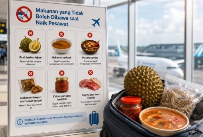 Mau Bawa Bekal ke Pesawat? Simak Dulu Makanan yang Boleh dan Dilarang Dibawa