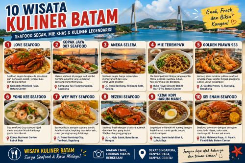 10 Wisata Kuliner Batam yang Bikin Nagih, Nomor 4 dan 9 Wajib Dicoba Sebelum Pulang!