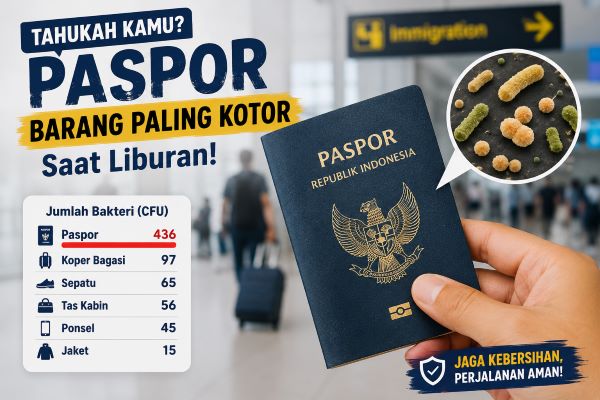 Bukan Sepatu atau Koper, Ini Barang Paling Kotor yang Selalu Dibawa Saat Liburan