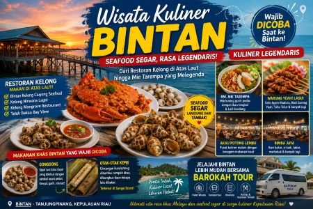 Wisata Kuliner Bintan Paling Enak 2026: Seafood Kelong di Atas Laut, Gonggong Legendaris hingga Mie Tarempa Wajib Coba
