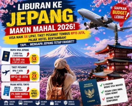 Visa Naik 5 Kali Lipat, Tiket Pesawat Rp15 Juta, Kenapa Jepang Tetap Jadi Destinasi Wisata Favorit?
