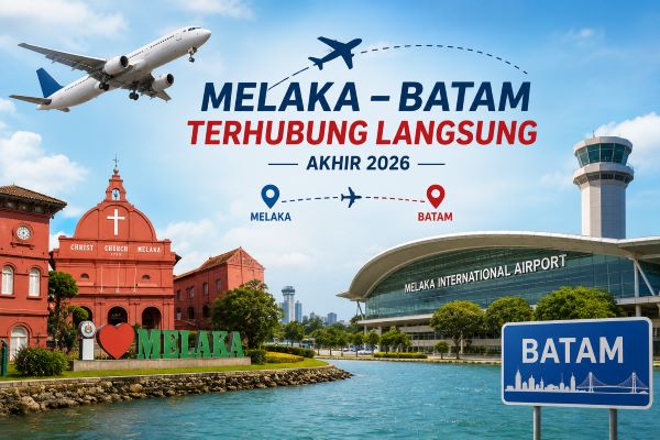 Wisata ke Malaysia Makin Mudah, Melaka Bidik Rute Langsung ke Batam