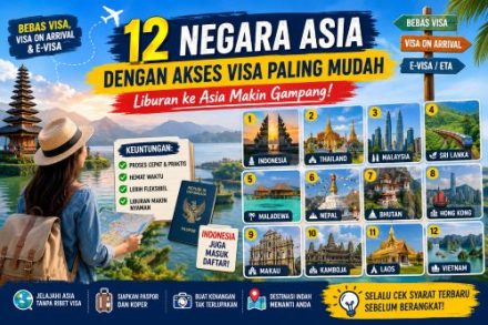 Mau Liburan ke Luar Negeri? Ini 12 Negara Asia dengan Aturan Visa Paling Mudah