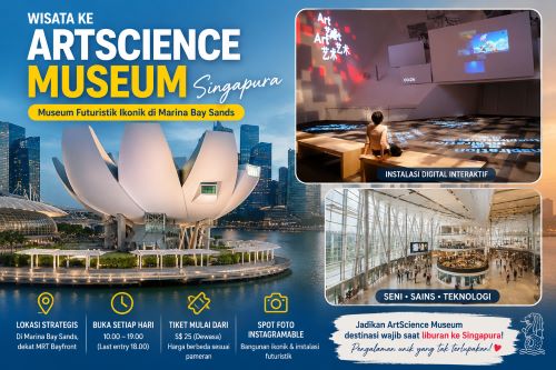 Jangan ke Singapura Sebelum Mampir ke ArtScience Museum, Ini Panduan Lengkapnya!