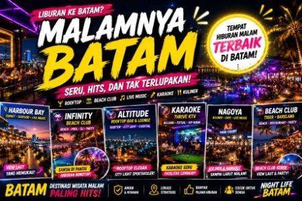 Batam di Malam Hari Ternyata Semeriah Ini! Rekomendasi Rooftop, Beach Club dan Kuliner Malam