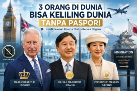 Bukan Miliarder atau Presiden, Hanya 3 Orang Ini yang Bisa Terbang ke Luar Negeri Tanpa Paspor