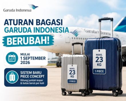Mulai September 2026, Bagasi Garuda Indonesia Tak Lagi Bisa Digabung Sesuka Hati