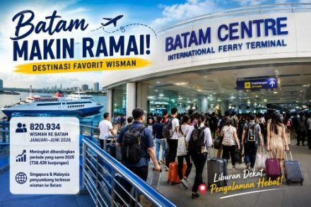 Bukan Singapura, Batam Jadi Magnet Wisatawan Asing! 820 Ribu Wisman Tercatat dalam 6 Bulan