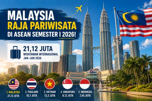 Fantastis! Malaysia Raih 21,12 Juta Wisatawan, Kokoh Jadi Raja Pariwisata ASEAN 2026