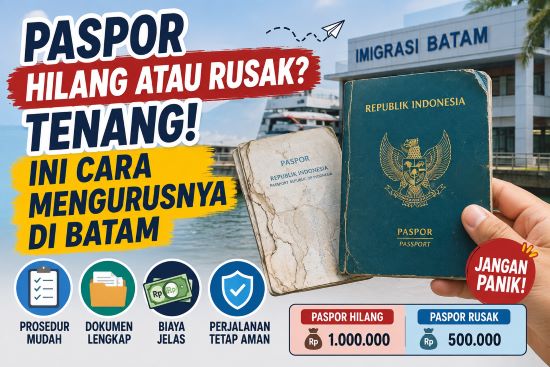 Paspor Hilang atau Rusak di Batam? Jangan Panik, Ini Cara Mengurusnya!