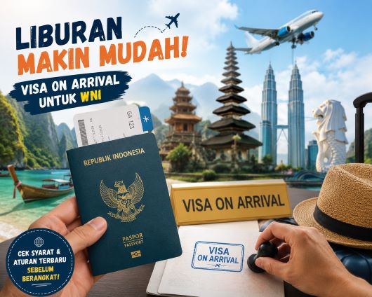 Mau Liburan ke Luar Negeri? Cek Daftar Negara dengan Visa on Arrival untuk Paspor Indonesia