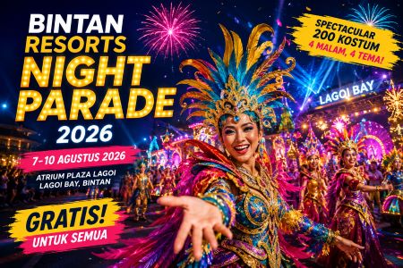 Ada Festival Malam Terbesar di Bintan Agustus 2026, Gratis! Simak Jadwal dan Tema Paradenya