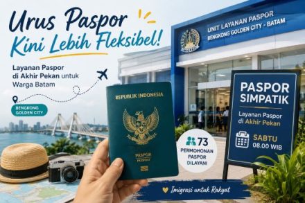 Mau Liburan ke Luar Negeri? Warga Batam Kini Bisa Urus Paspor di Akhir Pekan