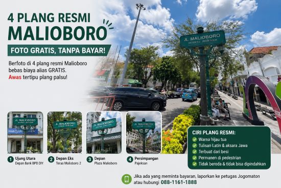 Awas Tertipu! Ini 4 Plang Malioboro Resmi untuk Foto Gratis, Jangan Sampai Bayar ke Oknum