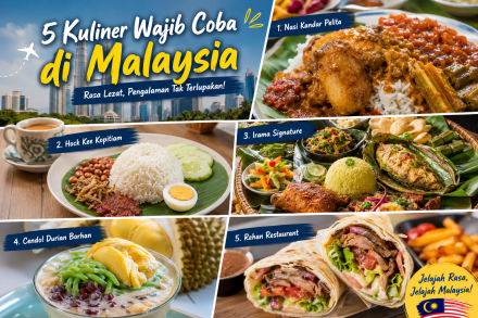 5 Kuliner Wajib Coba di Malaysia, dari Nasi Kandar hingga Cendol Durian yang Bikin Nagih!
