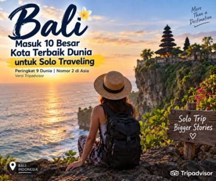 Bali Masuk 10 Besar Kota Terbaik Dunia untuk Solo Traveling, Nomor 2 di Asia!