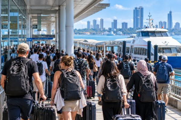 563 Ribu Orang Melintas Batam pada Agustus 2026, Wisatawan Asing Mendominasi