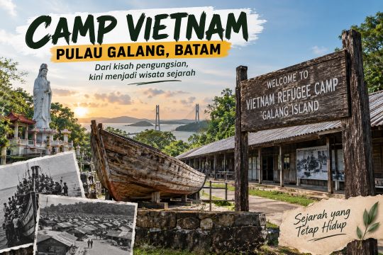 Camp Vietnam Pulau Galang: Kisah 250 Ribu Pengungsi yang Kini Jadi Wisata Sejarah Batam