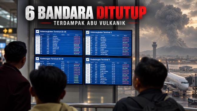 Enam Bandara Masih Ditutup, Wisatawan Batam Diminta Waspadai Gangguan Penerbangan