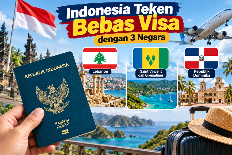 Bebas Visa Indonesia Makin Luas, 3 Negara Baru Buka Peluang Perjalanan Internasional
