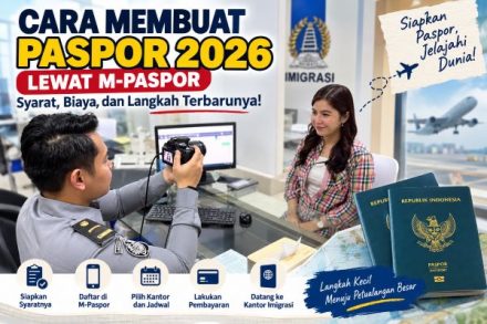 Cara Membuat Paspor 2026 Lewat M-Paspor, Ternyata Begini Syarat dan Biayanya!