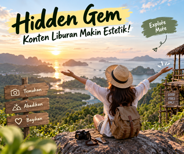 5 Tips Berburu Hidden Gem agar Konten Liburan Makin Estetik dan Bikin Penasaran