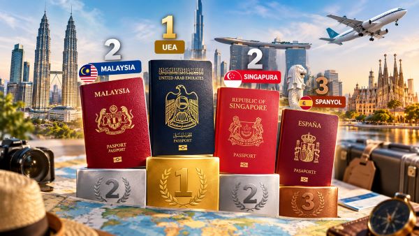 Paspor Malaysia Tembus Peringkat 2 Terkuat Dunia 2026, Setara Singapura, Indonesia Perangkat Berapa?