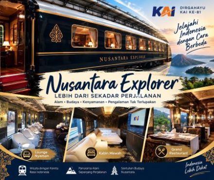 Bukan Sekadar Kereta! Nusantara Explorer KAI Siap Bawa Wisatawan Jelajahi Indonesia dengan Cara Berbeda