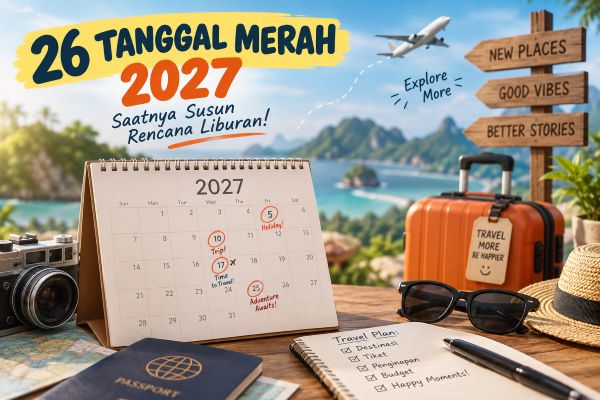 Jangan Sampai Terlewat! Ini 26 Tanggal Merah 2027, Waktu yang Pas untuk Rencanakan Liburan