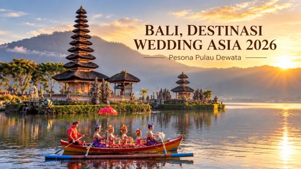 Bali Kembali Jadi Destinasi Pernikahan Terbaik di Asia 2026, 3 Lokasi Ini Bikin Romantis!
