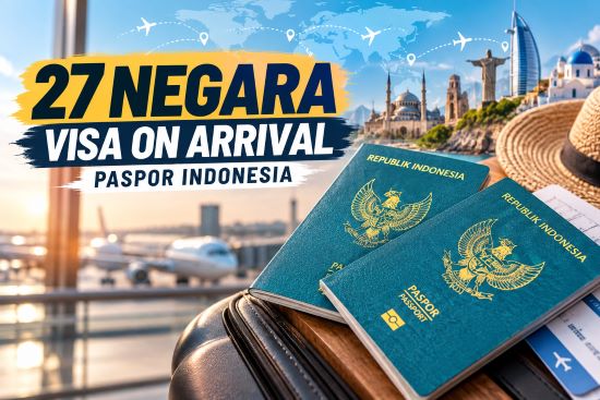 Tak Perlu Urus Visa di Kedutaan! 27 Negara Ini Berikan VoA untuk Pemegang Paspor Indonesia