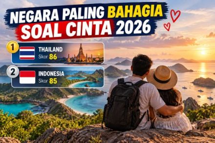 Indonesia Kalahkan Singapura, Jepang hingga Italia dalam Daftar Negara Paling Bahagia Soal Cinta