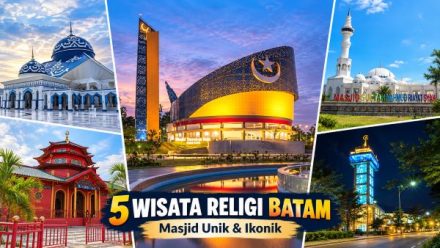 Liburan ke Batam? Jangan Lewatkan Masjid Tanjak dan 4 Masjid Ikonik Ini