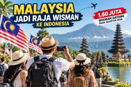 Malaysia Dominasi Wisatawan Asing ke Indonesia, Kunjungan Tembus 296 Ribu Orang