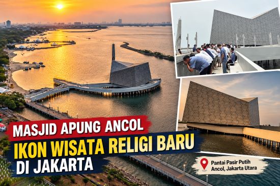 5 Fakta Masjid Apung Ancol yang Baru Diresmikan, Arsitekturnya Terinspirasi Bahtera Kapal!