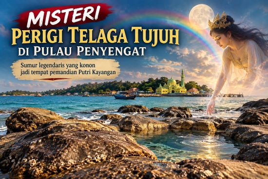 Tak Banyak yang Tahu! Pulau Penyengat Punya Legenda Perigi Tujuh Purnama dan Kaki Pelangi