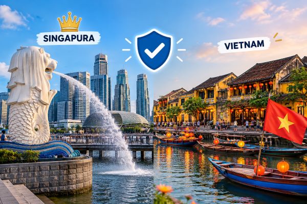 Singapura Jadi Negara Paling Aman untuk Wisatawan 2026, Vietnam Masuk 10 Besar Dunia