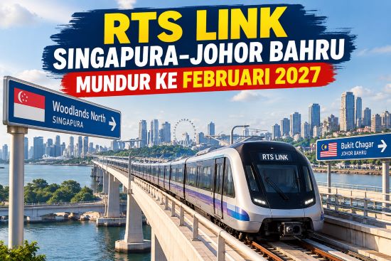 RTS Link Singapura-Johor Bahru Batal Beroperasi 2026, Mundur ke Februari 2027